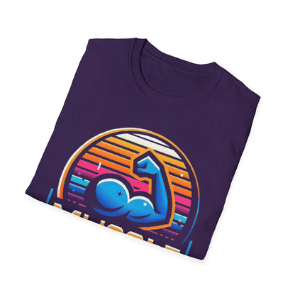 Muscle Beach T-Shirt, Vintage-Inspired Fitness Tee, Perfect for Gym Enthusiasts, Unique Bodybuilding Gift Idea