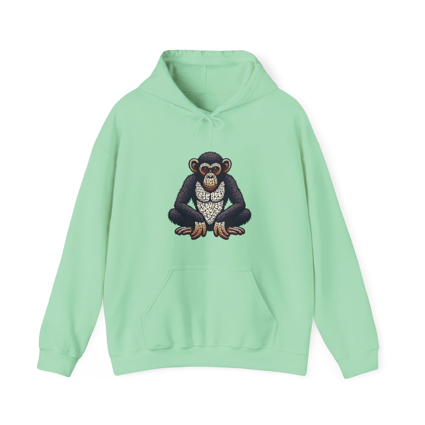Designer Love Monkey Hoodie - Cool Graphic Animal Top, Ideal for Casual Outfits, Designer Hoodie