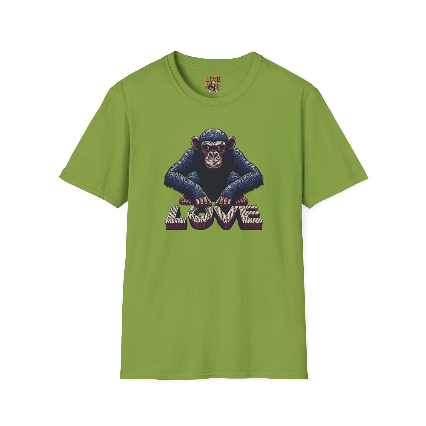 T-shirt - Funky & Stylish Love Monkey Design, Casual Wear for Trendy Fashion Lovers, Perfect Gift for Friends