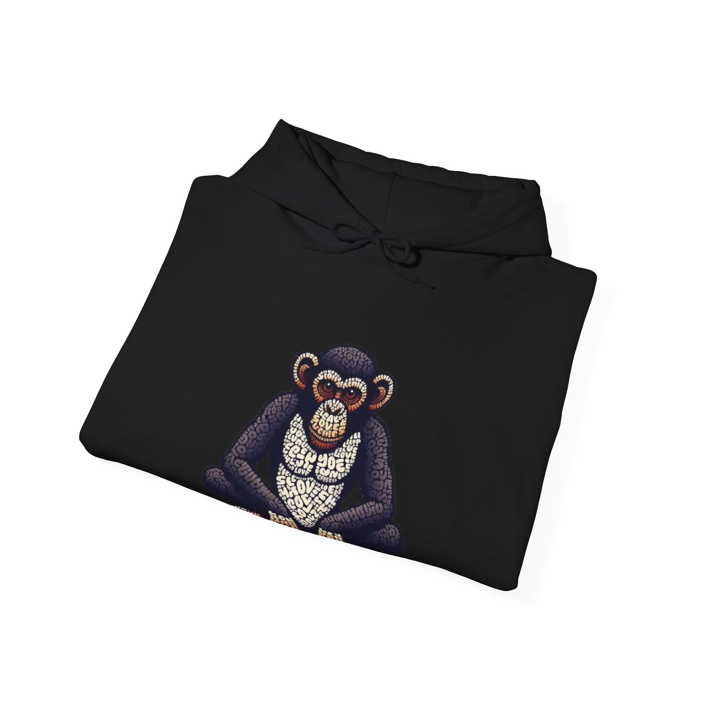 Designer Love Monkey Hoodie - Cool Graphic Animal Top, Ideal for Casual Outfits, Designer Hoodie