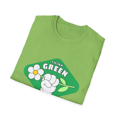 Think Green - T-Shirt - Environmentally Friendly Message