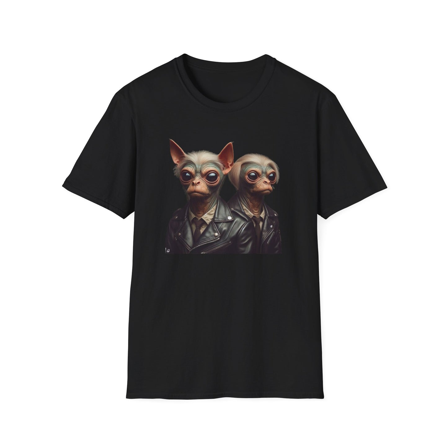 T-Shirt Alien Dog Bounty Hunter, Unique Sci-Fi Graphic Tee, Perfect for Casual Wear, Awesome Birthday Gift for Geeks