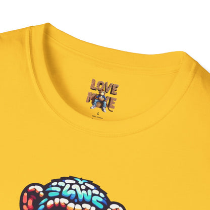 Love Monkey T-Shirt - Unisex Softstyle Tee - Playful Everyday Wear - Great Gift for Him & Her