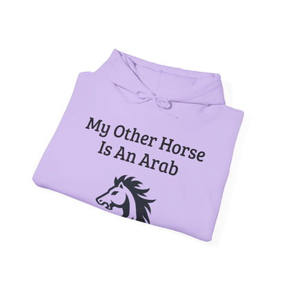 My Other Horse Is An Arab - Equestrian Humour Hooded Sweatshirt