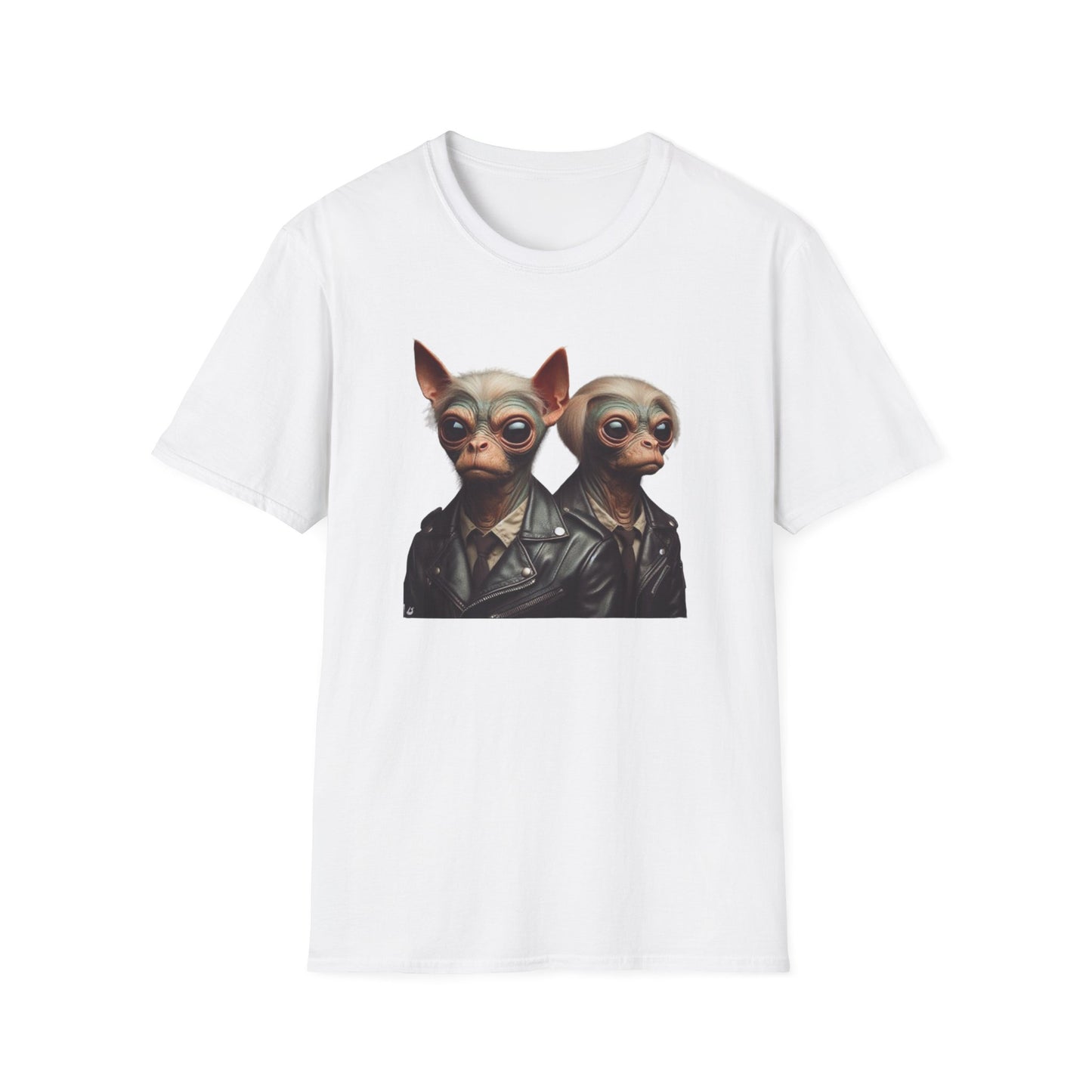 T-Shirt Alien Dog Bounty Hunter, Unique Sci-Fi Graphic Tee, Perfect for Casual Wear, Awesome Birthday Gift for Geeks