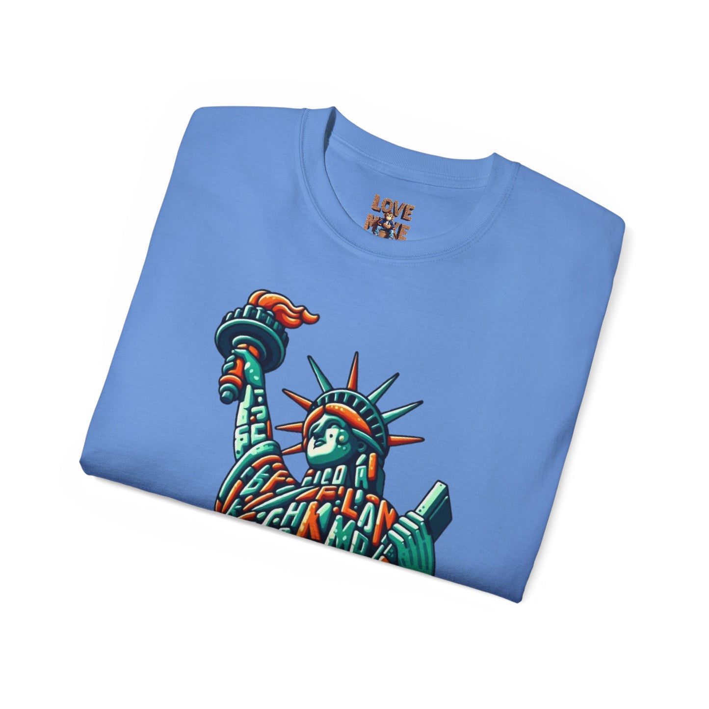 Retro 1970s Statue of Liberty Tee - Unisex Casual Wear T-Shirt - Iconic American Landmark Gift for All Ages
