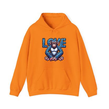 Designer Love Monkey Hoodie - Cool Graphic Animal Top, Ideal for Casual Outfits, Designer Hoodie