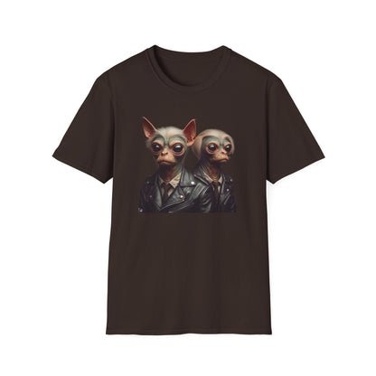 T-Shirt Alien Dog Bounty Hunter, Unique Sci-Fi Graphic Tee, Perfect for Casual Wear, Awesome Birthday Gift for Geeks