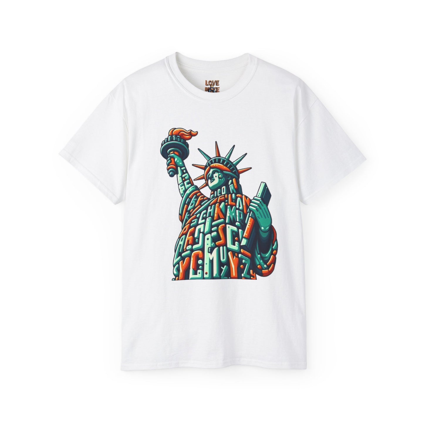 Retro 1970s Statue of Liberty Tee - Unisex Casual Wear T-Shirt - Iconic American Landmark Gift for All Ages
