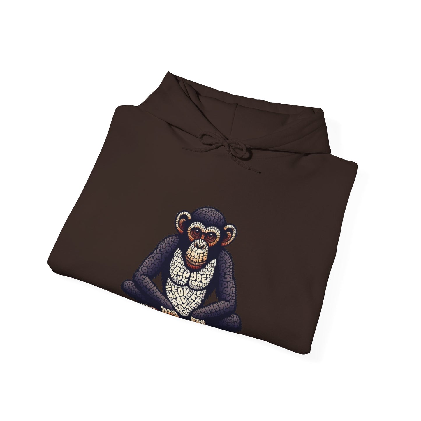 Designer Love Monkey Hoodie - Cool Graphic Animal Top, Ideal for Casual Outfits, Designer Hoodie