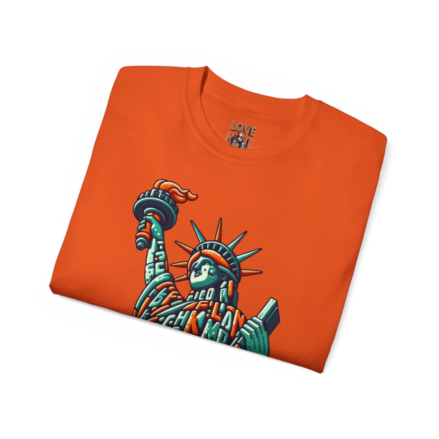 Retro 1970s Statue of Liberty Tee - Unisex Casual Wear T-Shirt - Iconic American Landmark Gift for All Ages