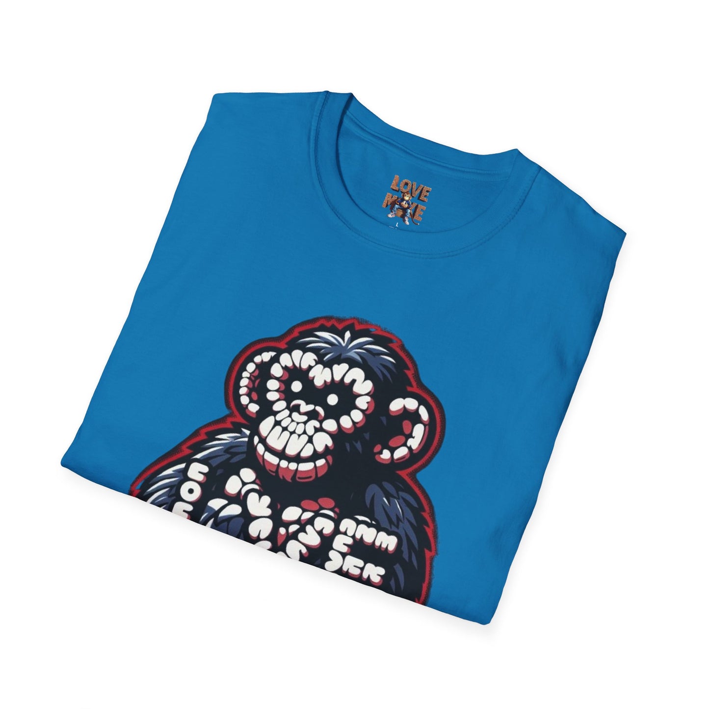 Love Monkey T-shirt, Trendy & Stylish Graphic Tee, Ideal for Everyday Wear, Fun Gift for All Ages