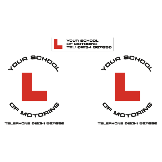 School of Motoring Decal/Stickers  / Any Size