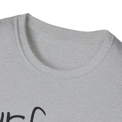 Surfing T-Shirt Surfs Up - Unisex Softstyle Tee, Perfect for Beach Lovers & Water Sports Enthusiasts, Great Gift Idea