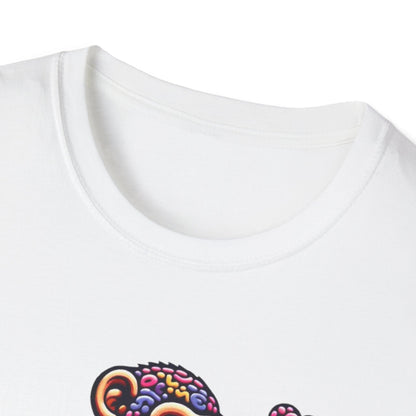 T-Shirt Love Monkey - Cool & Stylish Unisex Softstyle Tee for Casual Wear, Perfect Gift for Friends and Family