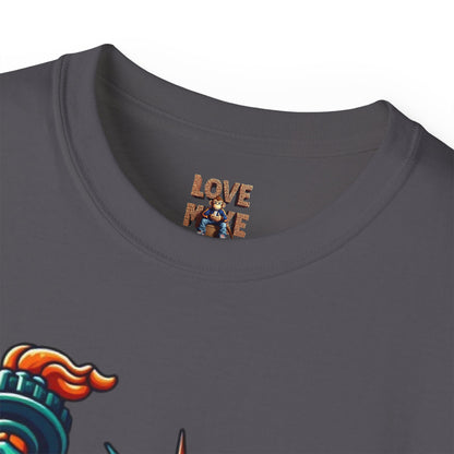 Retro 1970s Statue of Liberty Tee - Unisex Casual Wear T-Shirt - Iconic American Landmark Gift for All Ages