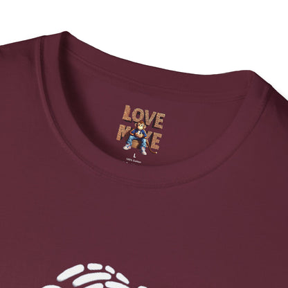 Designer Love Monkey T-Shirt - Fun Graphic Animal Top, Ideal for Casual Outfits, Designer Shirt