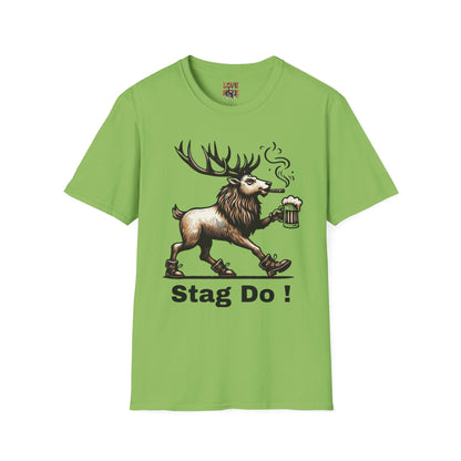 Stag Do T-Shirt - Customizable Bachelor Party Tee, Fun Groomsmen T Shirt Outfit, Perfect Gift for Groom-to-be