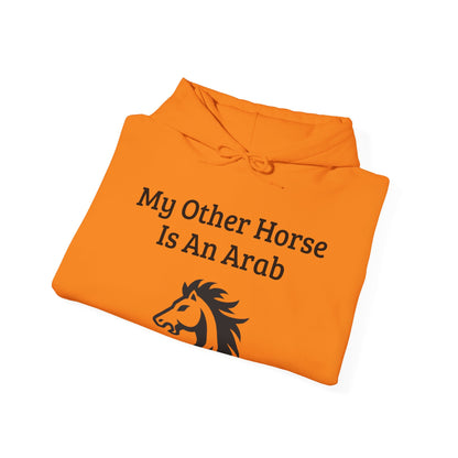 My Other Horse Is An Arab - Equestrian Humour Hooded Sweatshirt