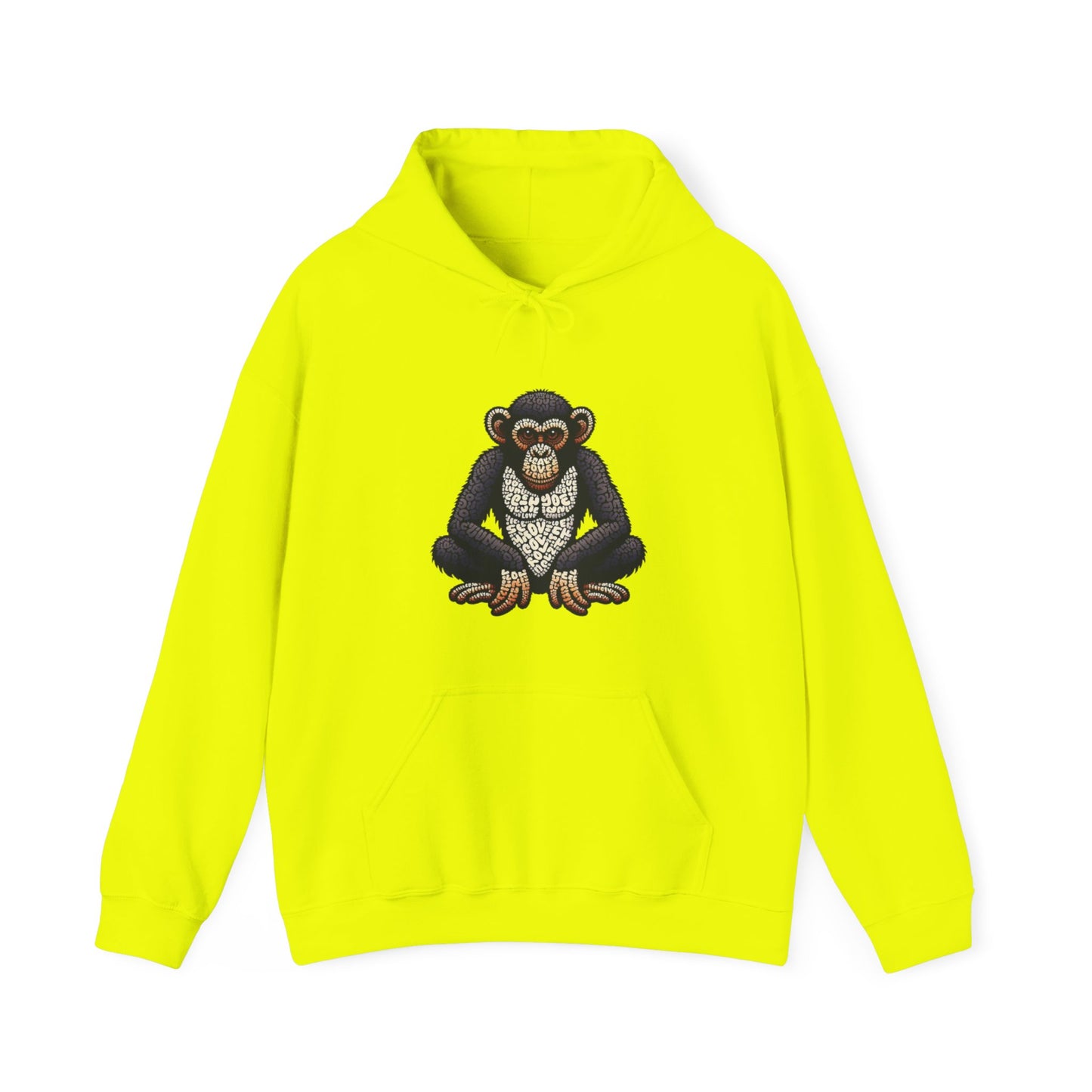 Designer Love Monkey Hoodie - Cool Graphic Animal Top, Ideal for Casual Outfits, Designer Hoodie