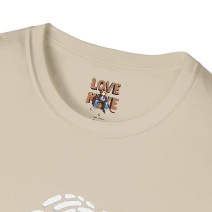 Designer Love Monkey T-Shirt - Fun Graphic Animal Top, Ideal for Casual Outfits, Designer Shirt