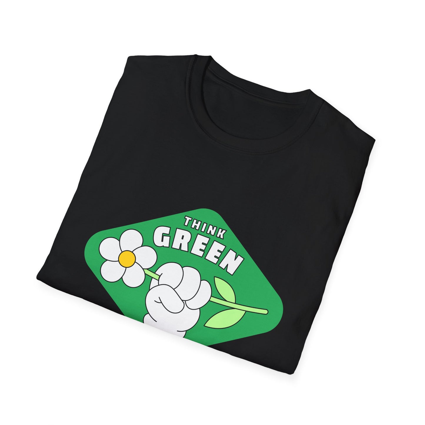 Think Green - T-Shirt - Environmentally Friendly Message