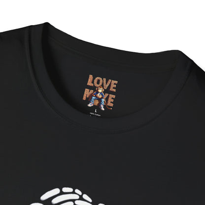 Designer Love Monkey T-Shirt - Fun Graphic Animal Top, Ideal for Casual Outfits, Designer Shirt