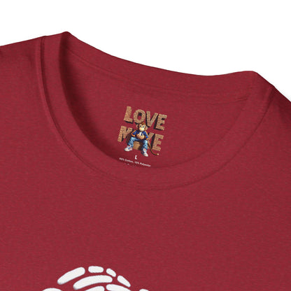 Designer Love Monkey T-Shirt - Fun Graphic Animal Top, Ideal for Casual Outfits, Designer Shirt