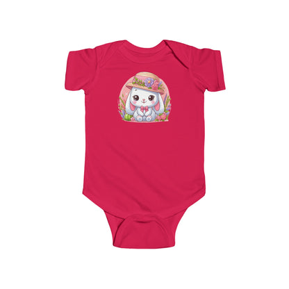 Cute Rabbit Romper - Soft Infant Fine Jersey Bodysuit, Ideal for Playtime & Newborn Present