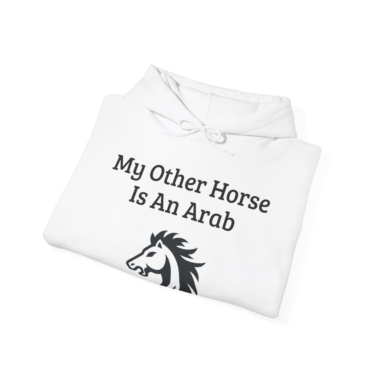 My Other Horse Is An Arab - Equestrian Humour Hooded Sweatshirt