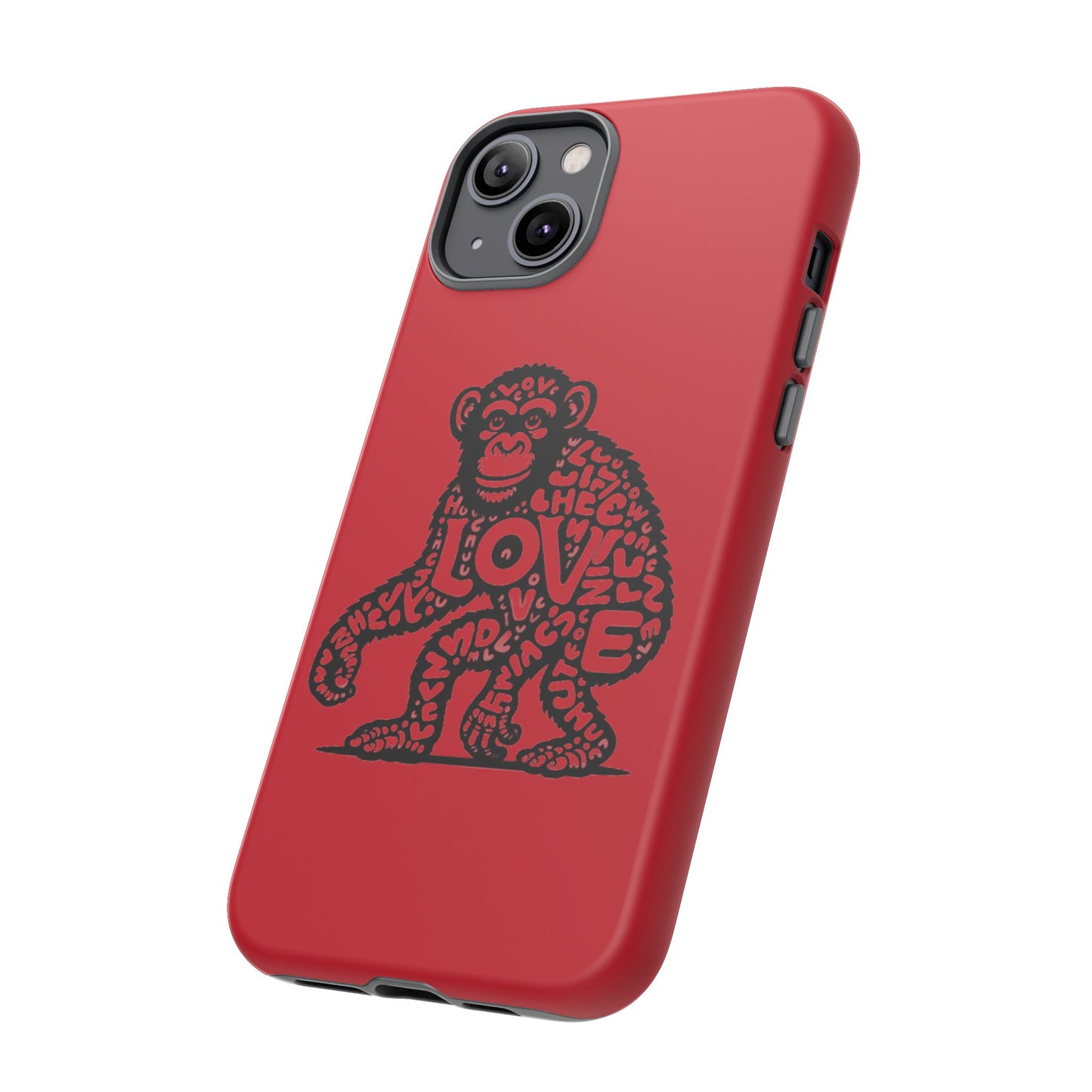 Love Monkey Limited Edition iPhone Tough Case, Fun & Sturdy Protection, Original Design for You, Your Best Friend, Just Because Gift