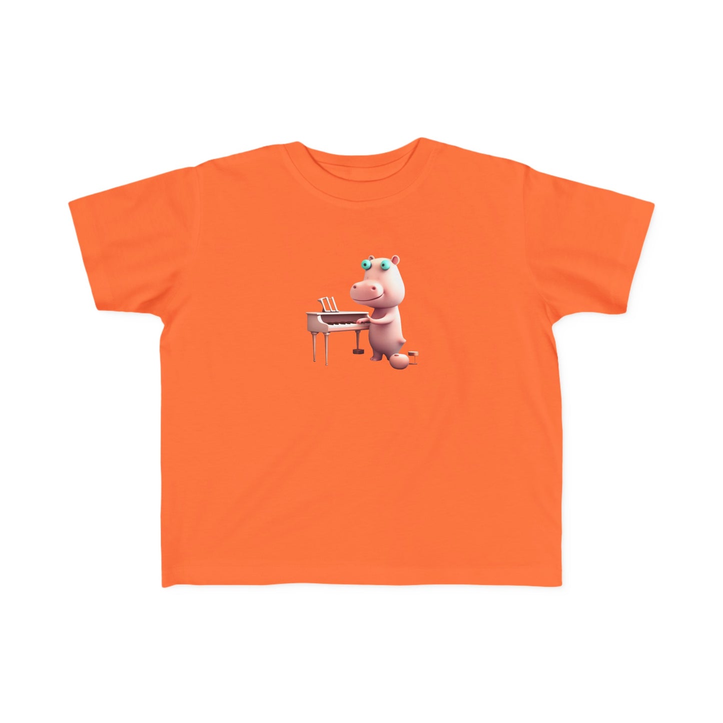Pink Hippo Toddler's Fine Jersey Tee
