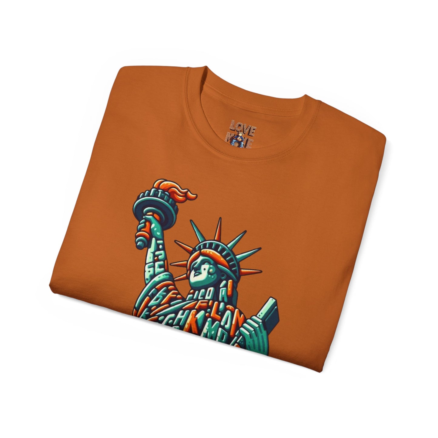 Retro 1970s Statue of Liberty Tee - Unisex Casual Wear T-Shirt - Iconic American Landmark Gift for All Ages