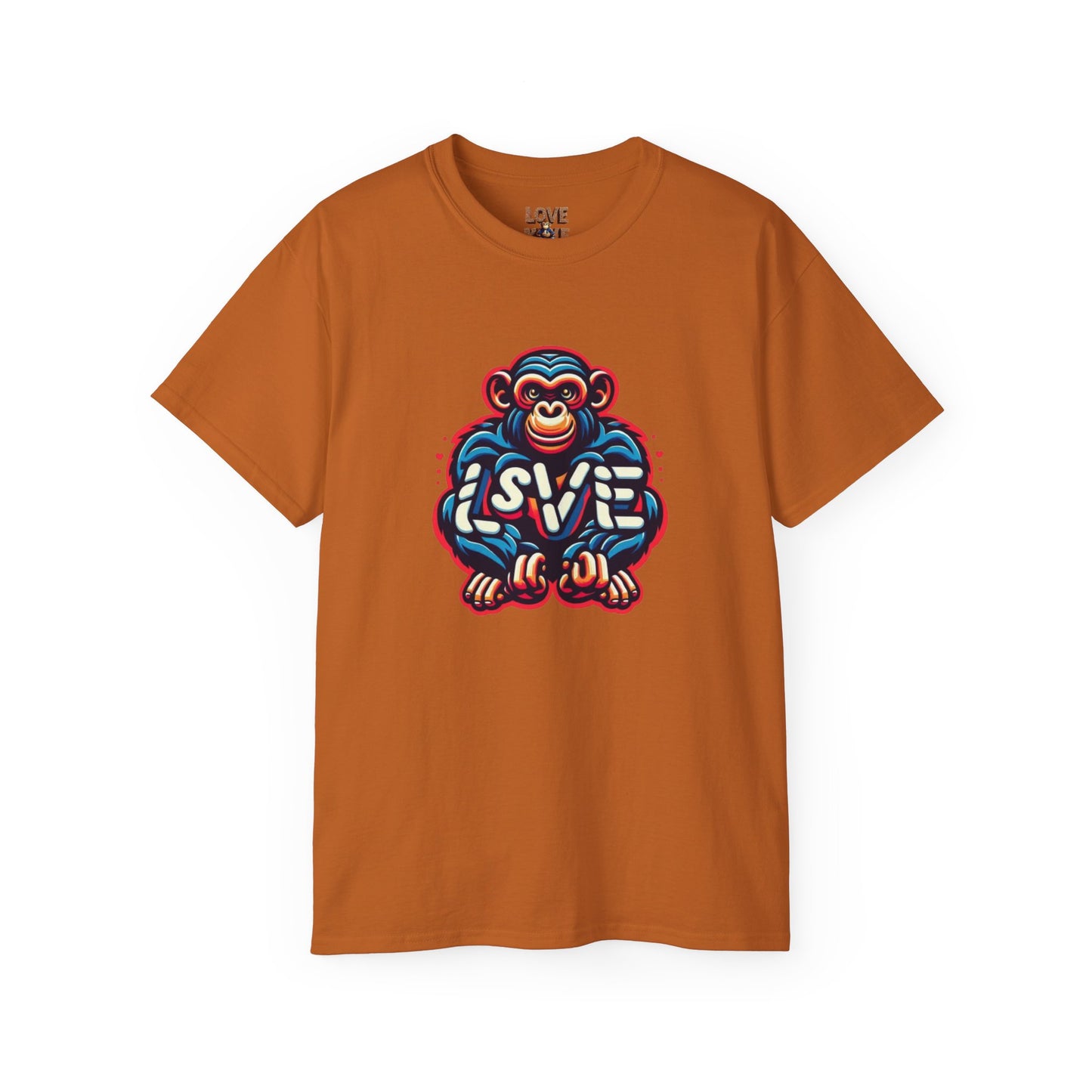 Love Monkey T-Shirt - Trendy Unisex Softstyle Tee for Everyday Style, Ideal Gift for Friends, Family & Loved