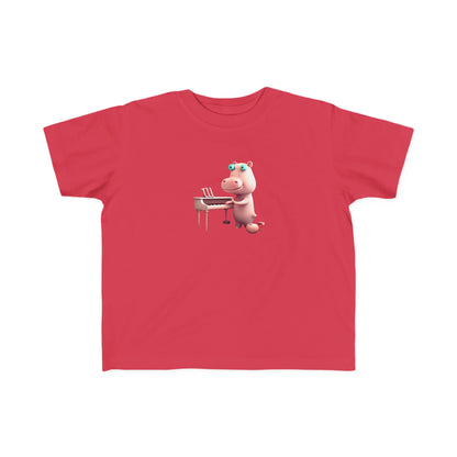 Pink Hippo Toddler's Fine Jersey Tee