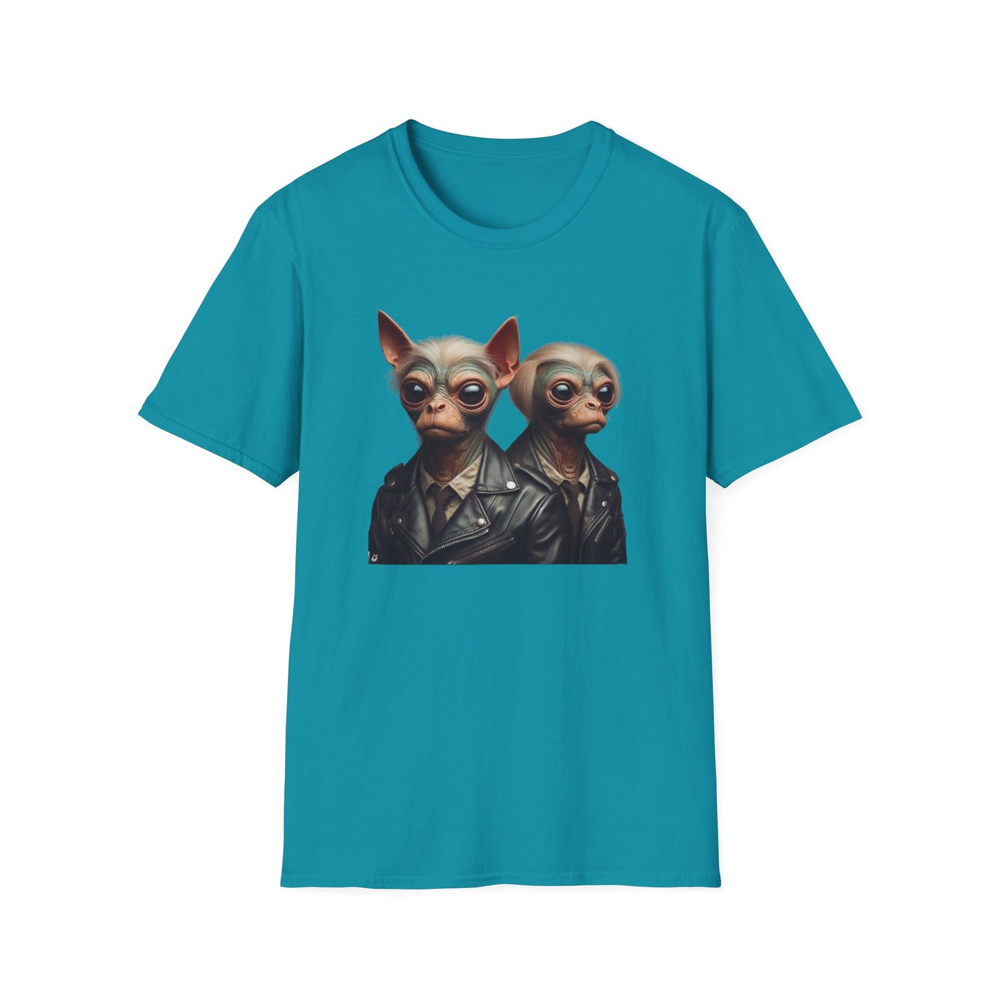T-Shirt Alien Dog Bounty Hunter, Unique Sci-Fi Graphic Tee, Perfect for Casual Wear, Awesome Birthday Gift for Geeks
