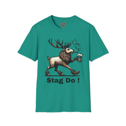 Stag Do T-Shirt - Customizable Bachelor Party Tee, Fun Groomsmen T Shirt Outfit, Perfect Gift for Groom-to-be