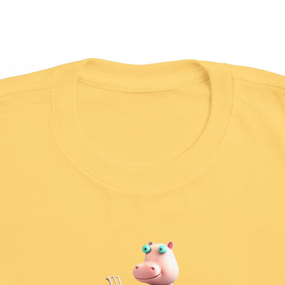 Pink Hippo Toddler's Fine Jersey Tee