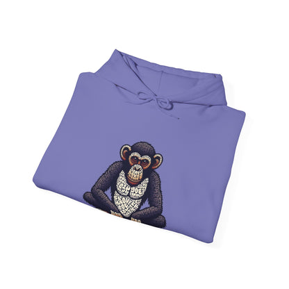 Designer Love Monkey Hoodie - Cool Graphic Animal Top, Ideal for Casual Outfits, Designer Hoodie