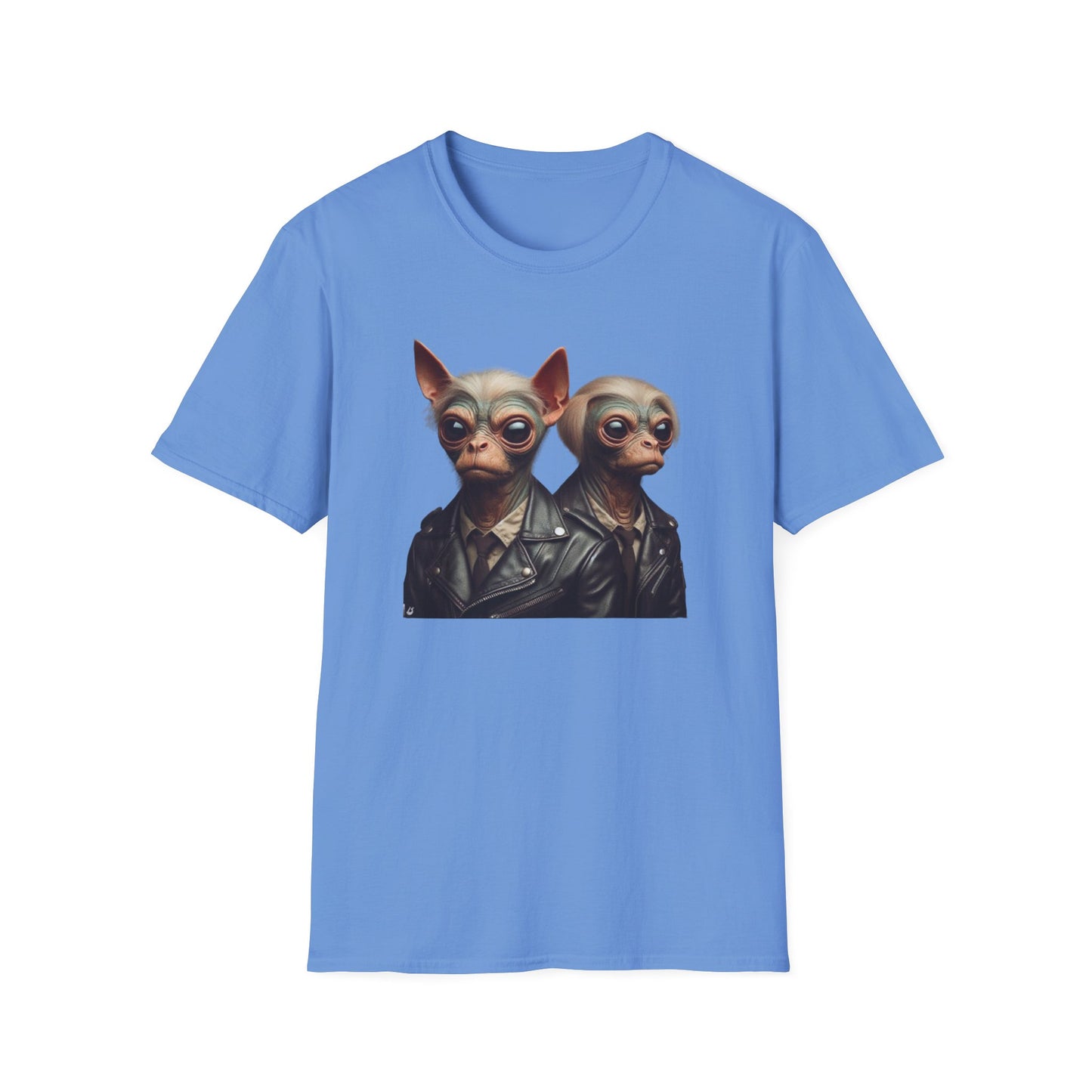 T-Shirt Alien Dog Bounty Hunter, Unique Sci-Fi Graphic Tee, Perfect for Casual Wear, Awesome Birthday Gift for Geeks