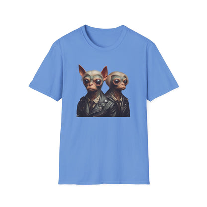 T-Shirt Alien Dog Bounty Hunter, Unique Sci-Fi Graphic Tee, Perfect for Casual Wear, Awesome Birthday Gift for Geeks