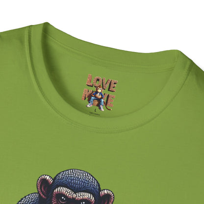 T-shirt - Funky & Stylish Love Monkey Design, Casual Wear for Trendy Fashion Lovers, Perfect Gift for Friends
