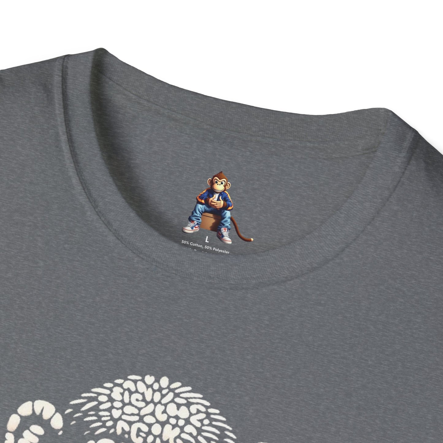 Love Monkey T-Shirt - Unique Designer Graphic Tee, Perfect Casual Wear, Ideal Designer Wear Gift