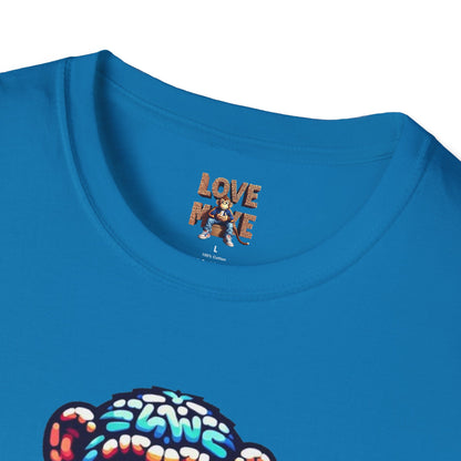 Love Monkey T-Shirt - Unisex Softstyle Tee - Playful Everyday Wear - Great Gift for Him & Her