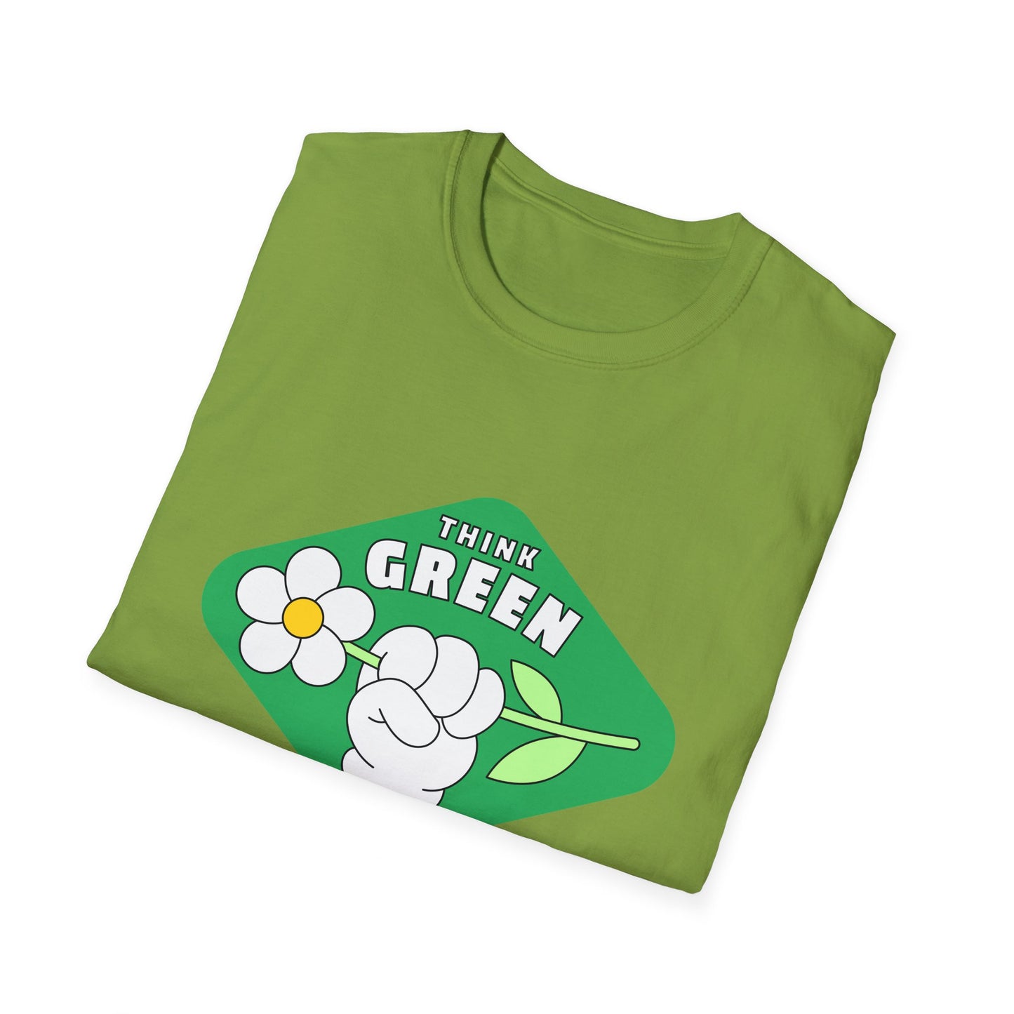 Think Green - T-Shirt - Environmentally Friendly Message