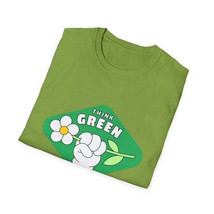 Think Green - T-Shirt - Environmentally Friendly Message
