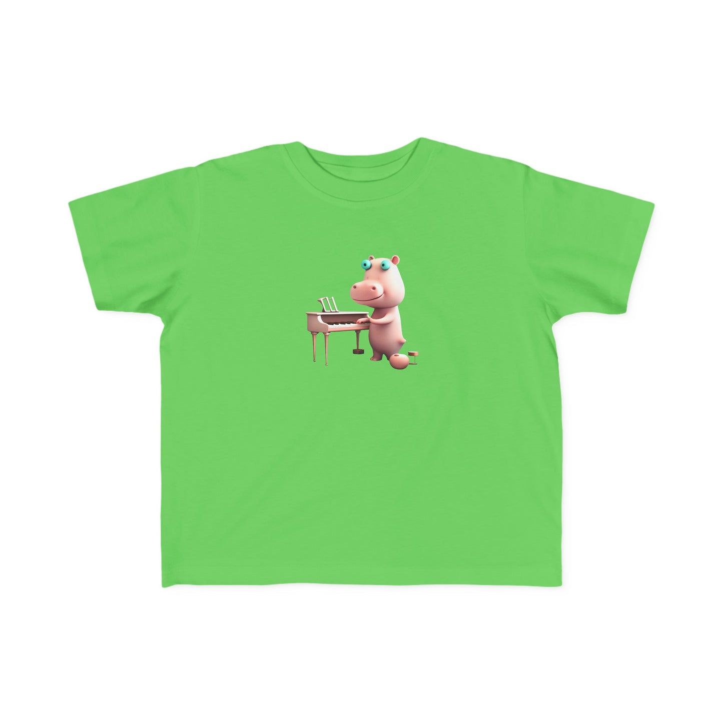 Pink Hippo Toddler's Fine Jersey Tee