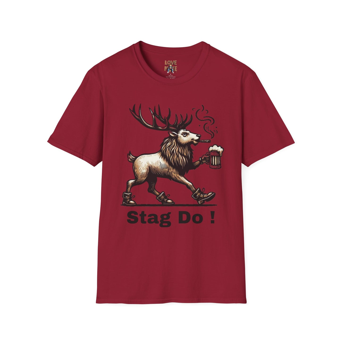 Stag Do T-Shirt - Customizable Bachelor Party Tee, Fun Groomsmen T Shirt Outfit, Perfect Gift for Groom-to-be