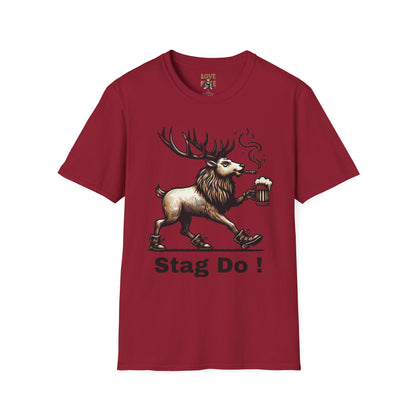 Stag Do T-Shirt - Customizable Bachelor Party Tee, Fun Groomsmen T Shirt Outfit, Perfect Gift for Groom-to-be