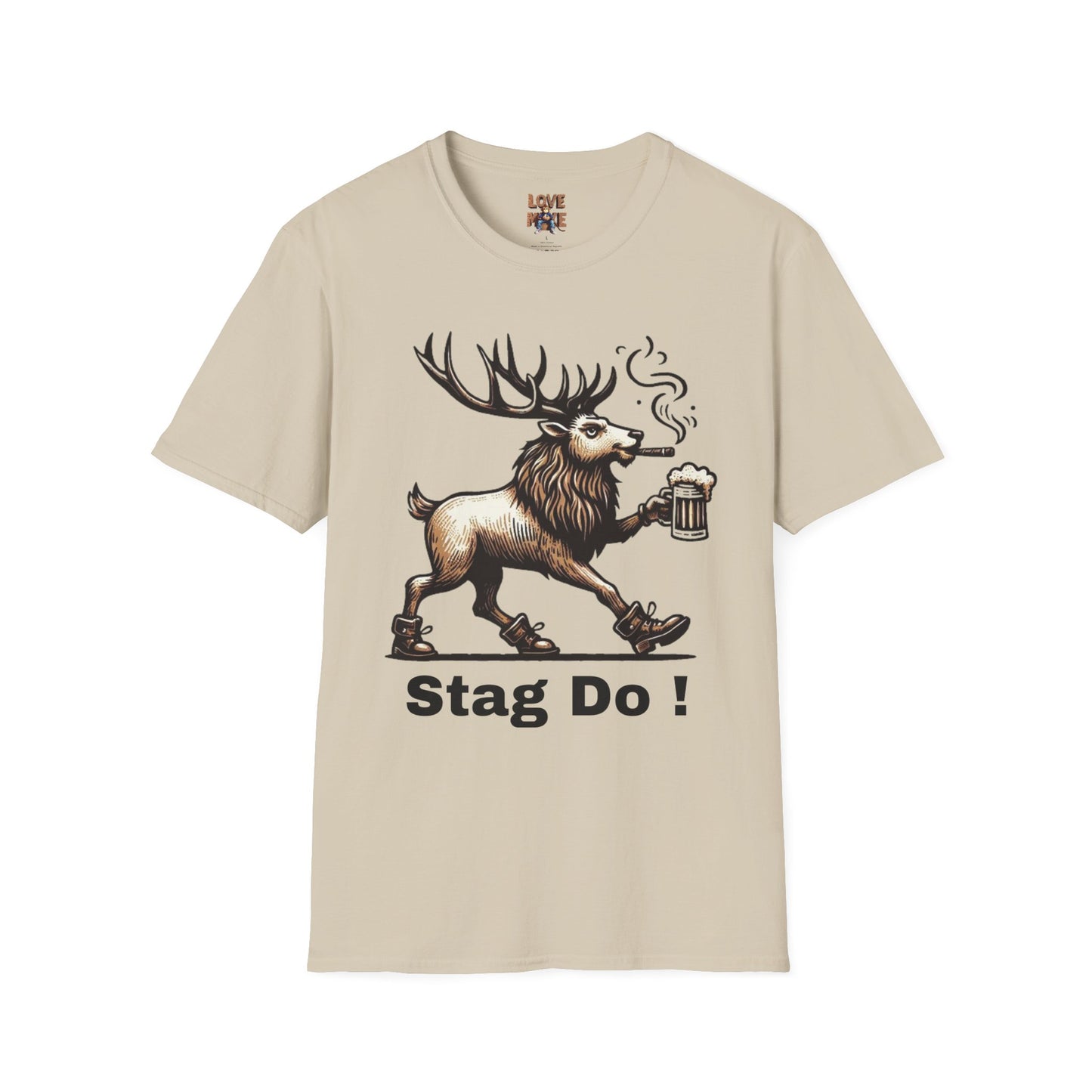 Stag Do T-Shirt - Customizable Bachelor Party Tee, Fun Groomsmen T Shirt Outfit, Perfect Gift for Groom-to-be